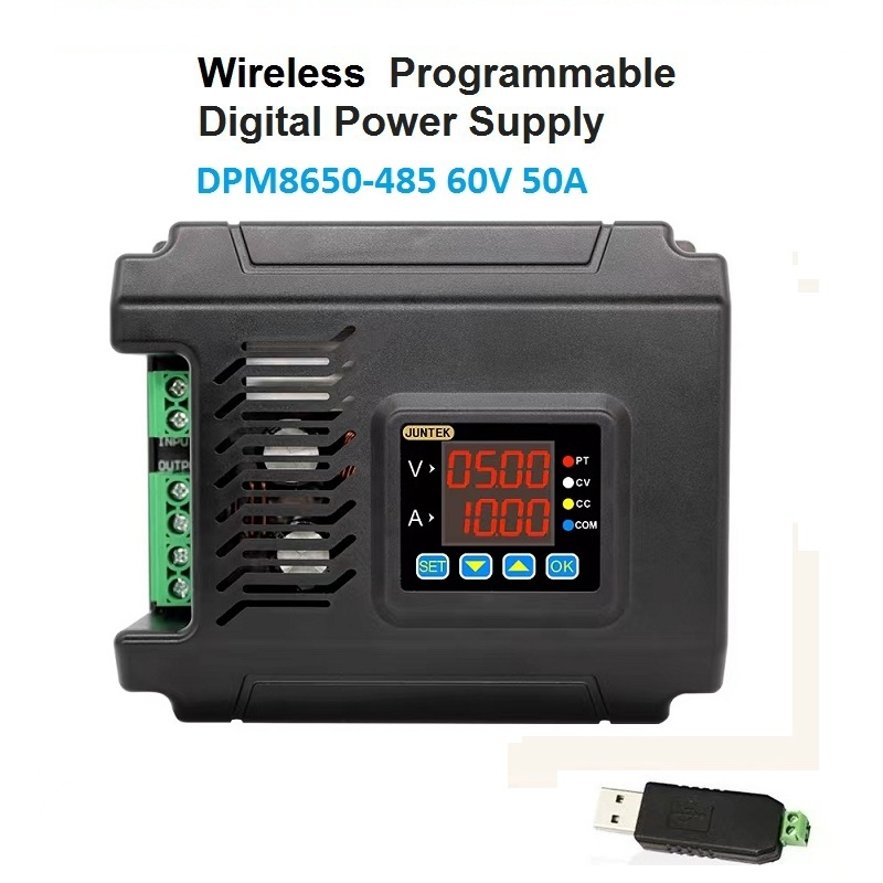 Programmable Dc Power Supply 60V 10A - JUNTEK DPM8650 60 فولت 50A 485