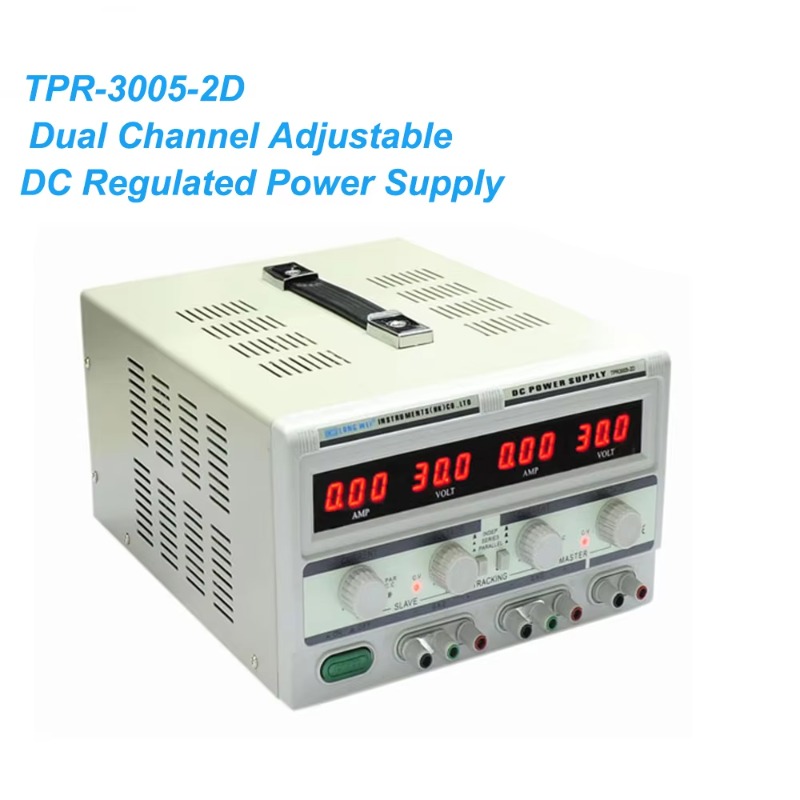 TPR-3005-2D مصدر طاقة خطي ثنائ - مراجعة Dual Channel Linear Power Supply 30V 5A وسعره