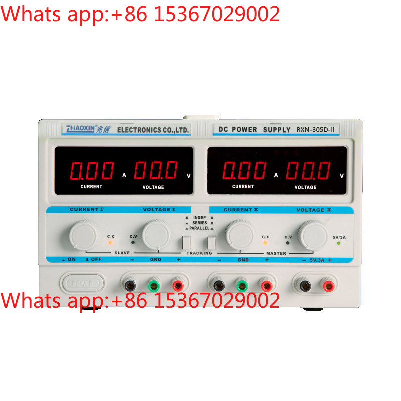 مصدر طاقة خطي مزدوج القناة RXN - مراجعة Dual Channel Linear Power Supply 30V 5A وسعره