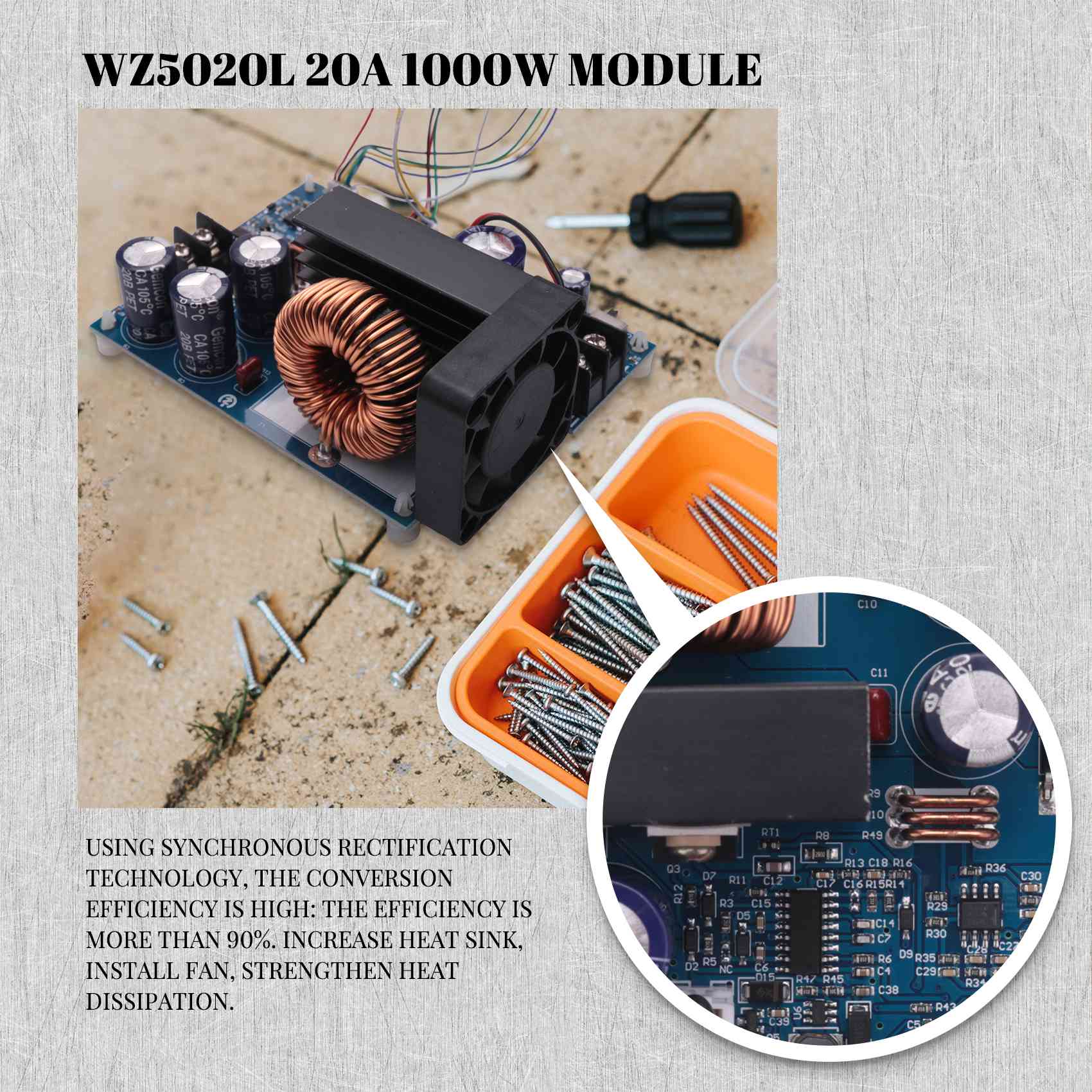 محول تيار مستمر AC18 (مضمون) W - مراجعة Step Down Dc Power Supply Module 1000W وسعره