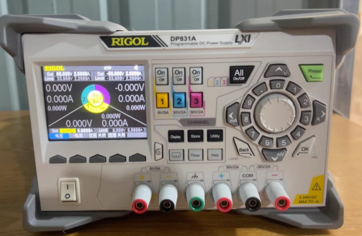 1 قطعة Rigol DP831A مخرج ثلاثي - مراجعة Linear Dc Power Supply Triple Output وسعره